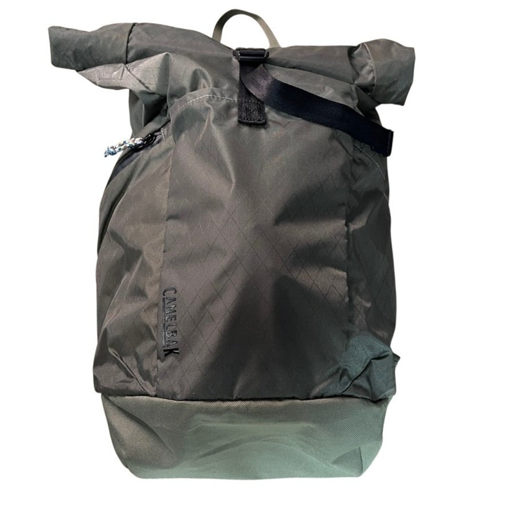 CamelBak Roll Top Backpack Olive Green Ripstop Hiking Commuter Bag